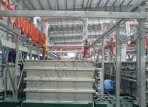 Gantry automatic electroplating production line