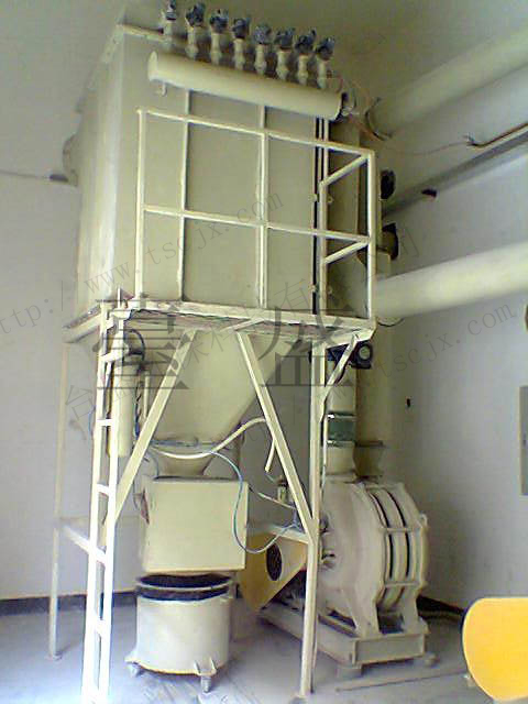 Instance of central casting dust collector