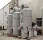 Gas treatment scrubber