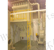 Cast central dust collector