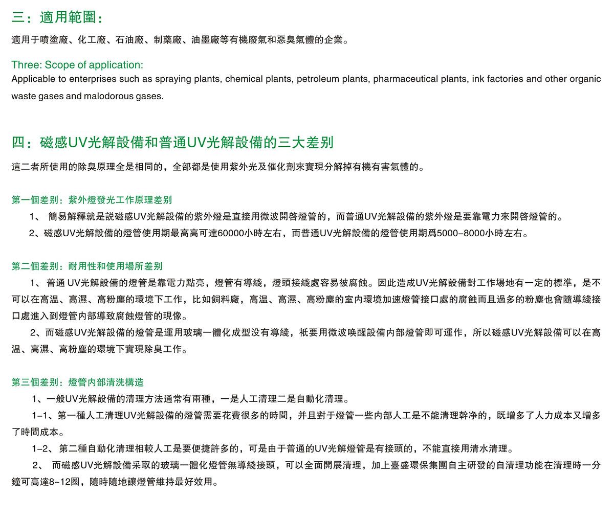 无极磁感UV光解净化器