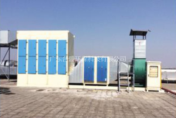 Rubber tire factory waste gas purification project