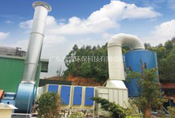 Electroplating factory waste gas purification project