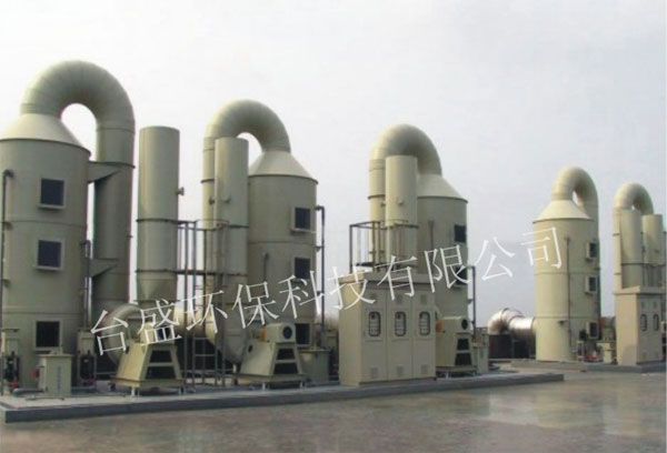 Inorganic waste gas PP washing tower