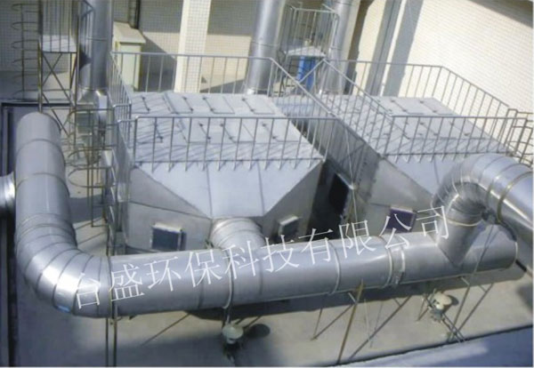 Alcohol activated carbon adsorption tower